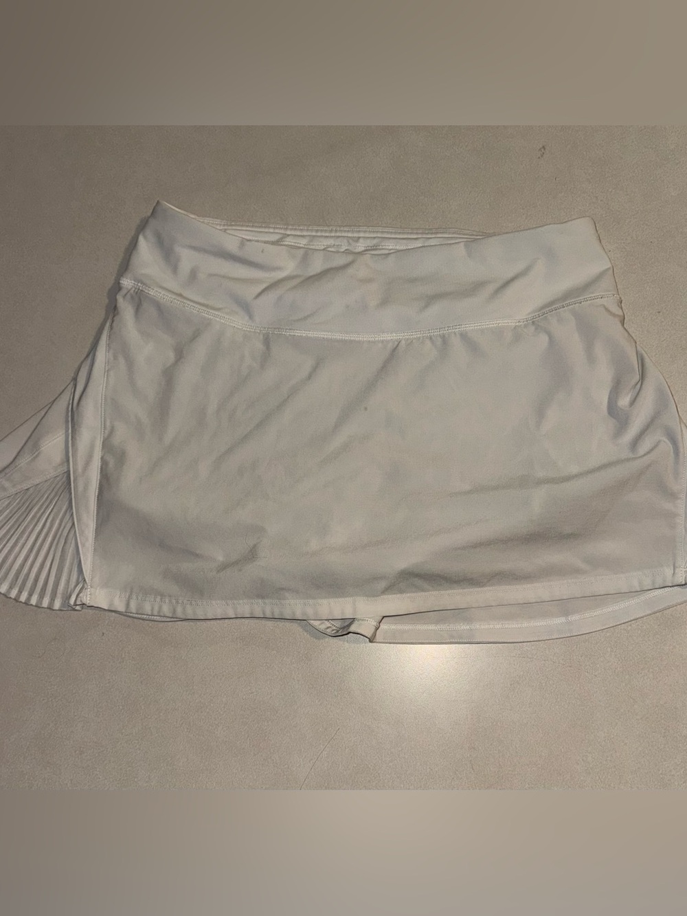 Lululemon Play Off The Pleats Skirt White See Measurements - Picture 2 of 6